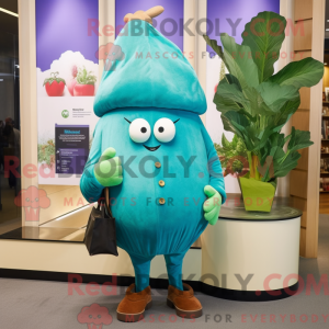 Turkis Beet maskot kostume...