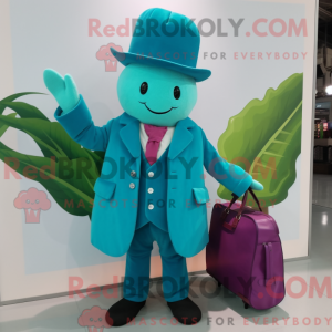 Turkis Beet maskot drakt...
