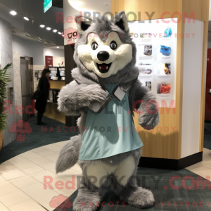 Costume mascotte de loup...