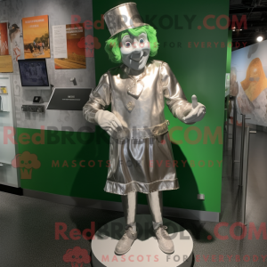 Sølv Leprechaun maskot...