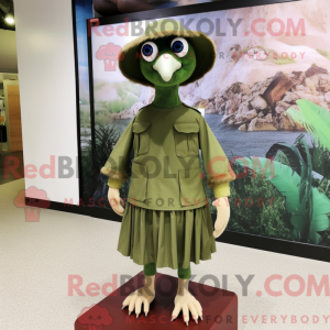 Costume de mascotte d Olive...