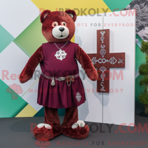 Personaggio mascotte Maroon...