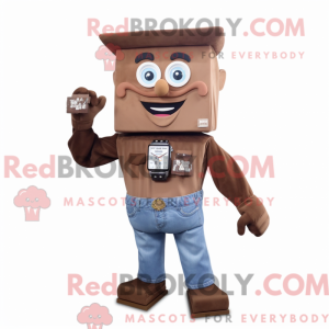 Brown Chocolate Bars maskot...