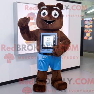Brown Chocolate Bars maskot...