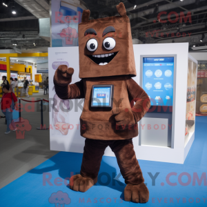 Brown Chocolate Bars maskot...