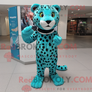 Turkis Leopard maskot...
