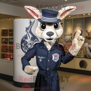Navy Gazelle maskot kostume...