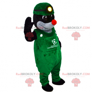 Mascotte del ragazzino con un mantello - Redbrokoly.com