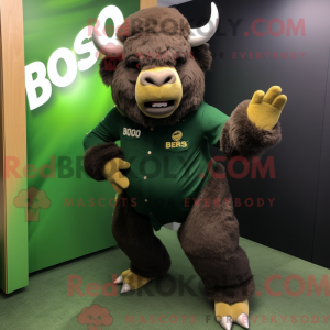 Forest Green Bison mascotte...