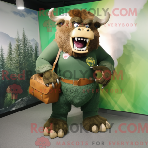 Maskotka Forest Green Bison...