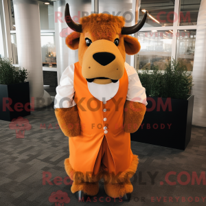 Disfraz de mascota bisonte...