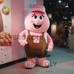 Pink Potato mascot costume...