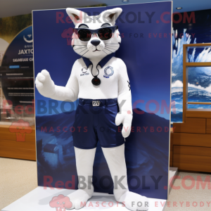 Navy Lynx maskotdraktfigur...