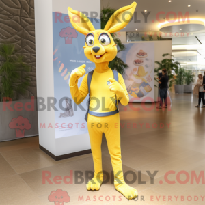 Citrongul Gazelle maskot...