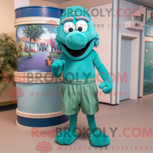 Postava maskota Teal...