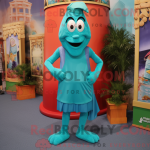 Postava maskota Teal...