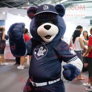 Navy Bear maskotdraktfigur...