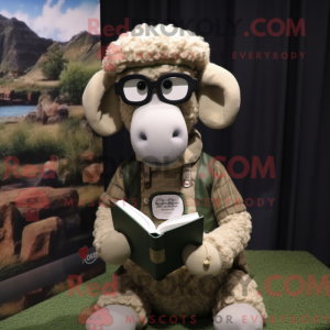 Oliven Merino Sau maskot...