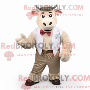 Mascotte de personnage de...