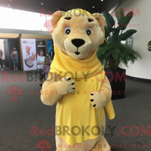 Disfraz de mascota del león...