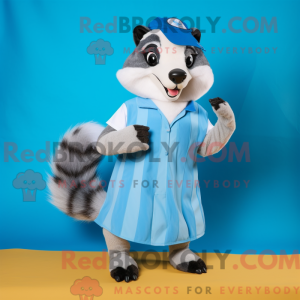 Postava maskota Sky Blue...