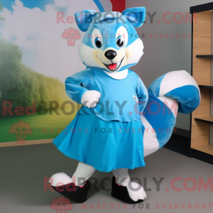Postava maskota Sky Blue...