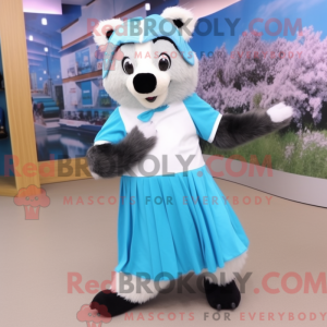 Postava maskota Sky Blue...
