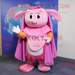 Pink Ray-maskotdraktfigur...