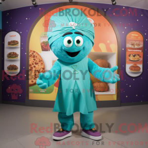 Turkis falafel maskot...