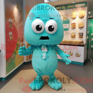 Turkis falafel maskot...