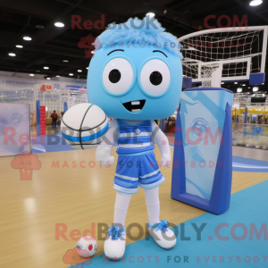 Sky Blue Volleyball Net...