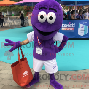 Postava maskota Purple...