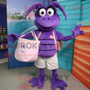 Postava maskota Purple...