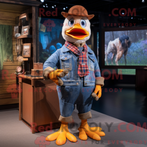 Rust Muscovy Duck mascot...