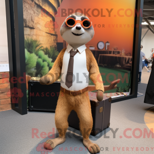 Ferrugem Meerkat máscara...