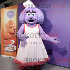 Lavendel kjøttboller maskot...