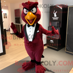 Máscara de frango Maroon...