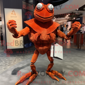 Rust Krabbe maskot kostume...