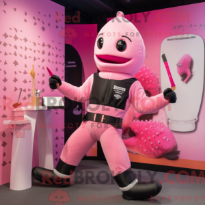Roze messenwerper...