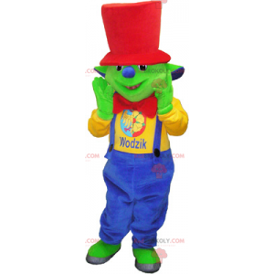 Mascotte piccolo orco con cappello rosso - Redbrokoly.com