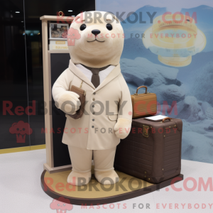 Máscara Beige Seal com...