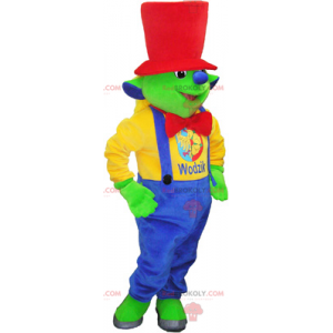 Lille ogre maskot med rød hat - Redbrokoly.com