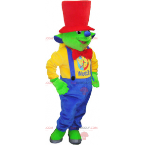 Lille ogre maskot med rød hat - Redbrokoly.com
