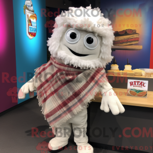 White Tacos mascot costume...