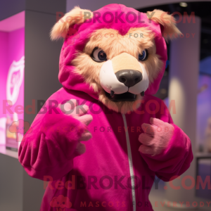 Disfraz de mascota Magenta...