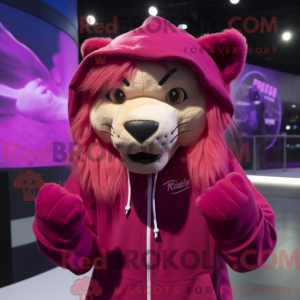 Magenta Smilodon máscara de...