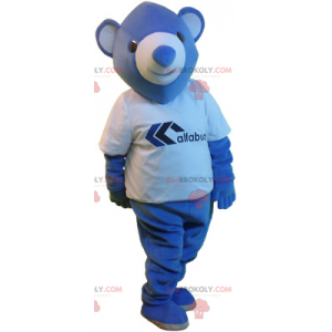 Mascotte dell'orso blu - Redbrokoly.com