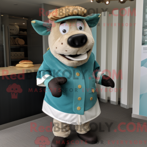 Disfraz de mascota Teal...