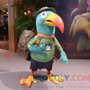 Forest Green Toucan maskot...