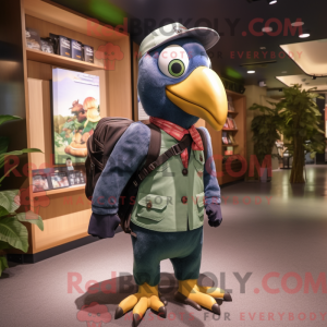 Forest Green Toucan mascot...